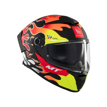 MT MT Thunder 4 Yamanaka Helmet B3 Matt Fluo Red