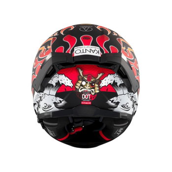 MT MT Thunder 4 Yamanaka Helmet B3 Matt Fluo Red