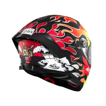 MT MT Thunder 4 Yamanaka Helmet B3 Matt Fluo Red