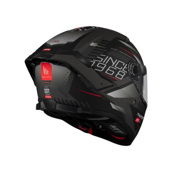 MT MT Thunder 4 Lumin Helmet D1 Matt Black