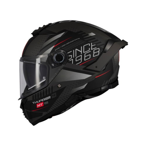 MT MT Thunder 4 Lumin Helmet D1 Matt Black
