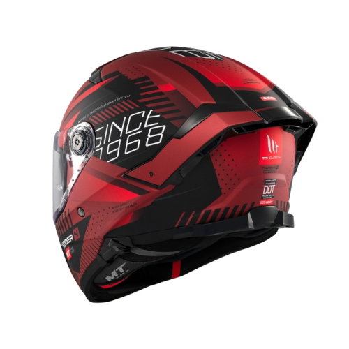 MT MT Thunder 4 Lumin Helmet D5 Matt Red