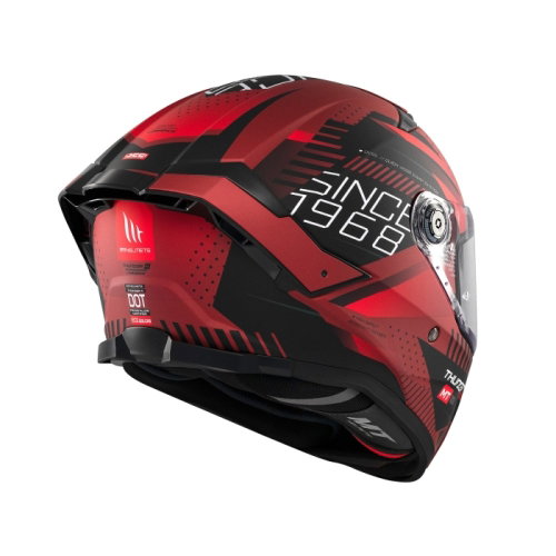 MT MT Thunder 4 Lumin Helmet D5 Matt Red
