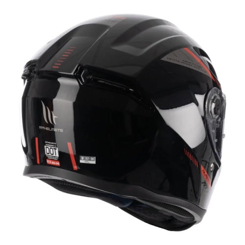 MT MT Hummer S Solid Helmet A1 Gloss Black
