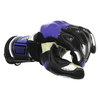 Frank Thomas Sabre Sport Blue Black White Motorcycle Gloves Knuckle                                                                                                                                                                                            