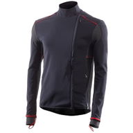 Windproof Second Layer Jacket Black Red