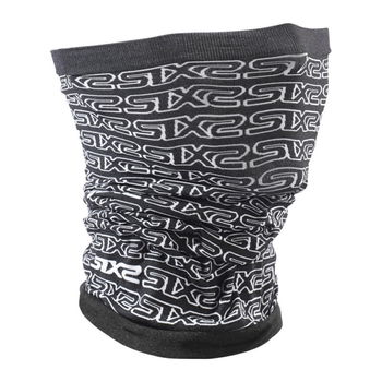 SixS Multipurpose Neck Warmer Logo Black White