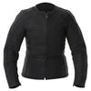Frank Thomas FTL266 Zoe Black Ladies Leather Motorcycle Jacket Front                                                                                                                                                                                           