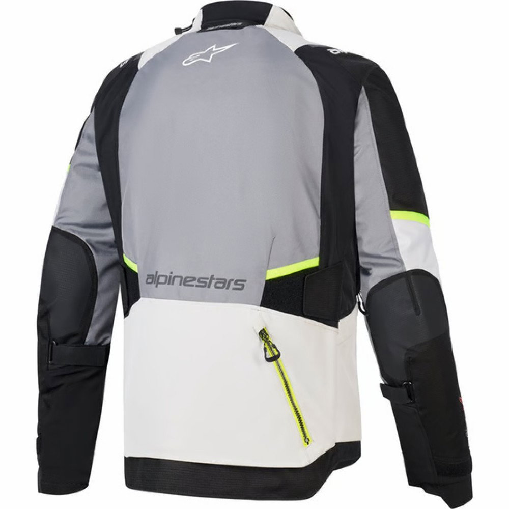 Andes V4 Drystar Jacket Dark Grey Ice Grey Black Yellow