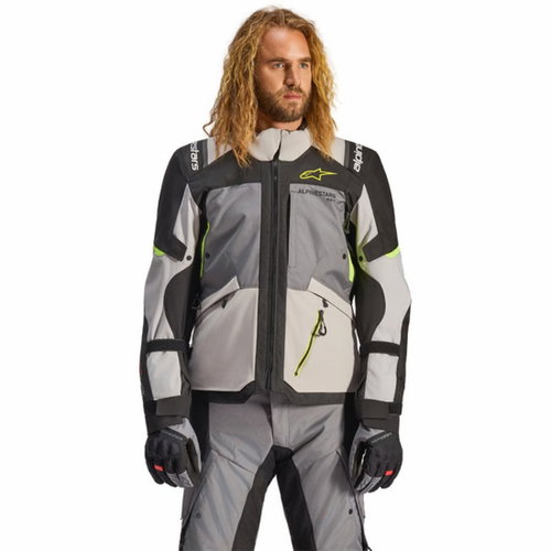 Alpinestars Alpinestars Andes V4 Drystar Jacket Dark Grey Ice Grey Black Yello