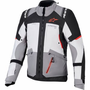 Alpinestars Andes V4 Drystar Jacket Dark Grey Ice Grey Black Red