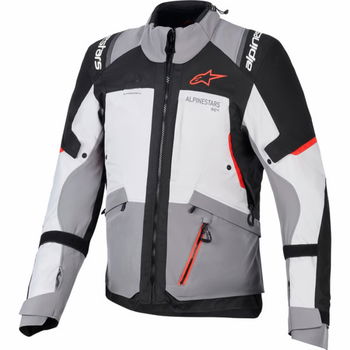 Alpinestars Alpinestars Andes V4 Drystar Jacket Dark Grey Ice Grey Black Red