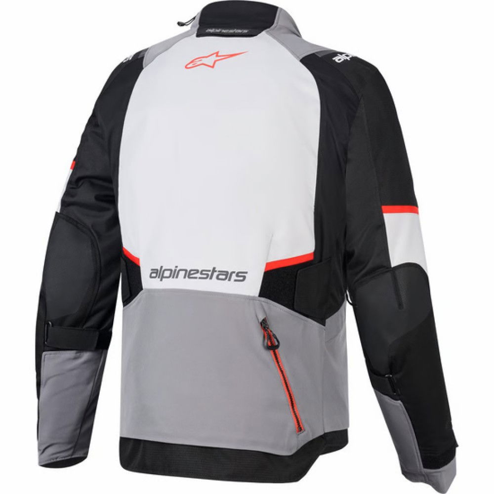 Alpinestars Alpinestars Andes V4 Drystar Jacket Dark Grey Ice Grey Black Red - Thumbnail 3