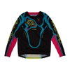 Troy Lee Designs Troy Lee Designs GP Pro Youth Membrane Jersey Black Glo Yellow - Thumbnail 1