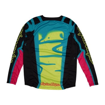 Troy Lee Designs Troy Lee Designs GP Pro Youth Membrane Jersey Black Glo Yellow