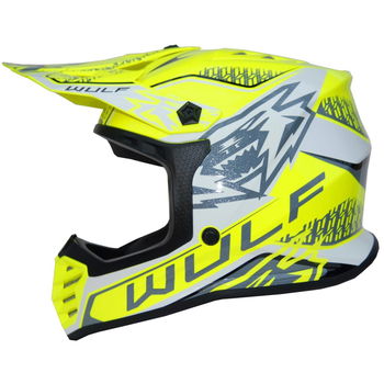Wulfsport Youth Air-X Helmet Flo Yellow