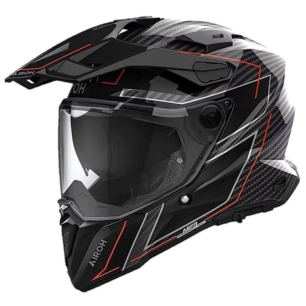 Airoh Airoh Commander 2 Helmet Stylish Full Carbon Gloss - Thumbnail 1