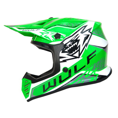 Wulfsport Youth Air-X Helmet Green
