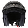 Shoei RJ Platinum-R Black Open Face Motorcycle Helmet Front                                                                                                                                                                                                    