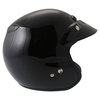 Shoei RJ Platinum-R Black Open Face Motorcycle Helmet Right side                                                                                                                                                                                               