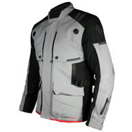 Quest Laminate Jacket Black Grey