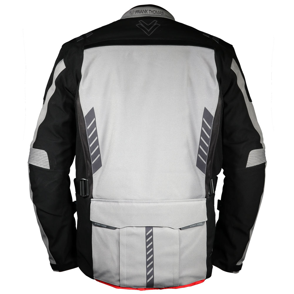 Quest Laminate Jacket Black Grey
