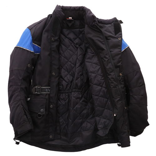 Uvex Sting Black Blue Textile Motorcycle Jacket Inside                                                                                                                                                                                                         