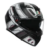AGV AGV K3 Rivia Helmet Matt Black White - Thumbnail 1