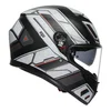AGV AGV K3 Rivia Helmet Matt Black White - Thumbnail 3