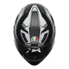 AGV AGV K3 Rivia Helmet Matt Black White - Thumbnail 6