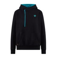 Helmet Hoodie Teal Black