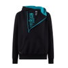 MotoGirl MotoGirl Helmet Hoodie Teal Black - Thumbnail 2