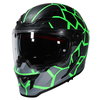 Nitro Nitro N601 DVS Volcano Helmet Satin Black Green - Thumbnail 1