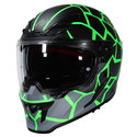 N601 DVS Volcano Helmet Satin Black Green