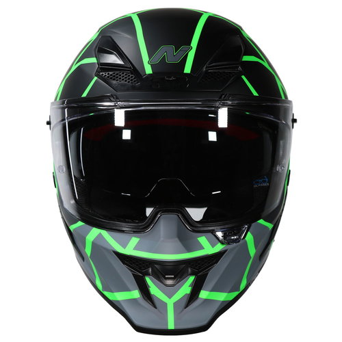 Nitro Nitro N601 DVS Volcano Helmet Satin Black Green