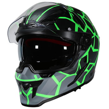 Nitro Nitro N601 DVS Volcano Helmet Satin Black Green