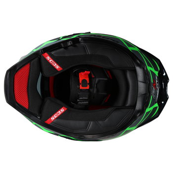 Nitro Nitro N601 DVS Volcano Helmet Satin Black Green