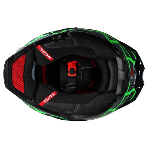 Nitro Nitro N601 DVS Volcano Helmet Satin Black Green
