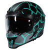 Nitro Nitro N601 DVS Volcano Helmet Satin Black Turquoise - Thumbnail 1