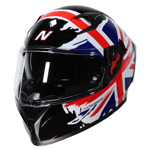 Nitro N501 Union Helmet Black White Red Blue