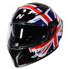 Nitro Nitro N501 Union Helmet Black White Red Blue - Thumbnail 1