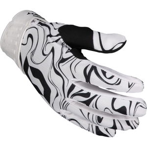 450 Liquid Marble Gloves Black White