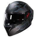 N501 Union Helmet Satin Black Gun Grey