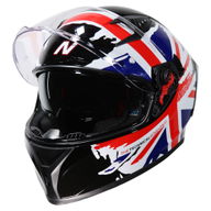 N501 Union Helmet Black White Red Blue