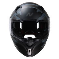 N501 Union Helmet Satin Black Gun Grey