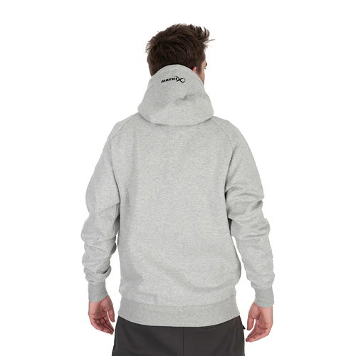 Fox Fox Matrix Full Zip Hoodie Marl Grey Lime