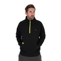 Matrix 1/4 Zip Sweater Black Lime
