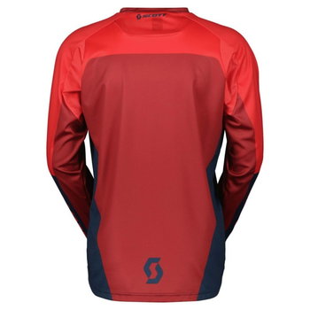 Scott Scott Evo Track Jersey Dark Blue Neon Red