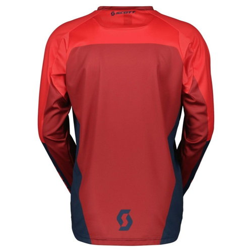 Scott Scott Evo Track Jersey Dark Blue Neon Red