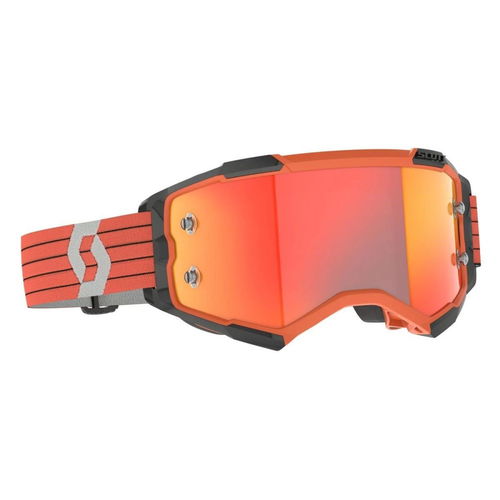 Scott Fury Goggles Orange Grey Orange Chrome Works
